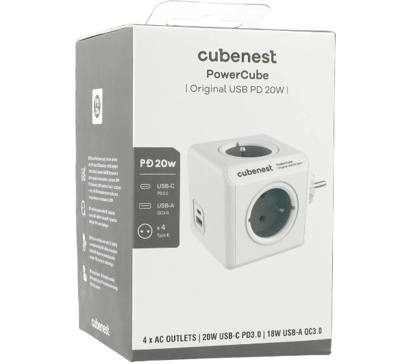 Cubenest PowerCube Original PC220 USB PD 20W Szary