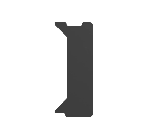 Genesis Holm Modular Boczny Prawy 30cm Czarny