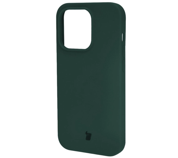 Bizon Silikonowe Soft do iPhone 14 Pro Ciemnozielony