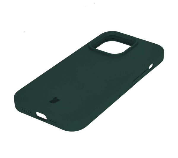 Bizon Silikonowe Soft do iPhone 14 Pro Ciemnozielony