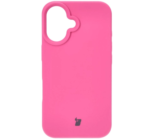 Bizon Silikonowe Soft do iPhone 16 Fuksja