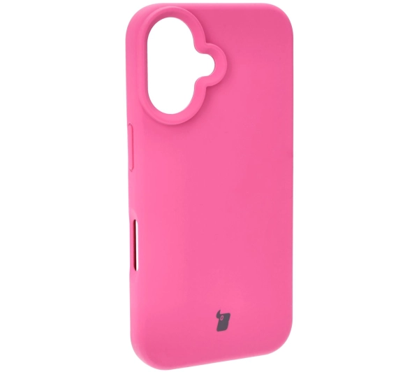 Bizon Silikonowe Soft do iPhone 16 Fuksja