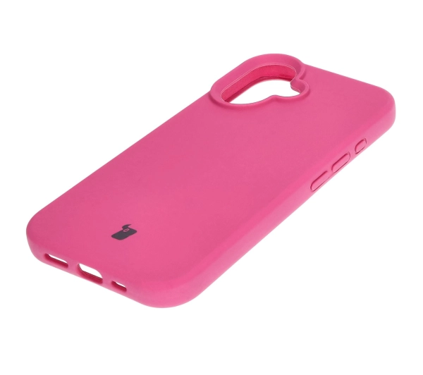 Bizon Silikonowe Soft do iPhone 16 Fuksja