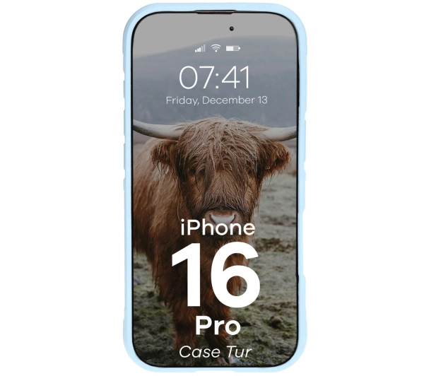 Bizon Tur do iPhone 16 Pro Light Blue