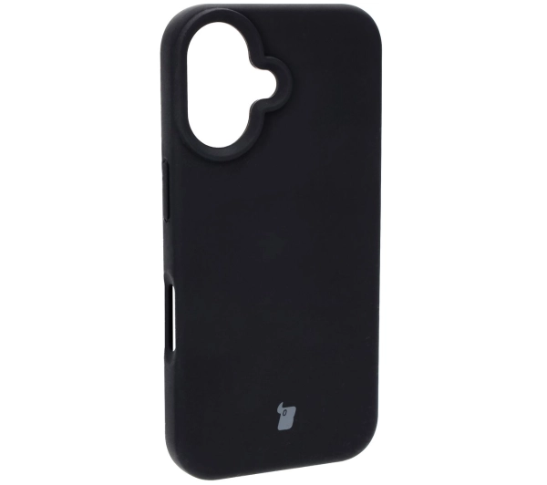 Bizon Silikonowe Soft do iPhone 16 Czarny