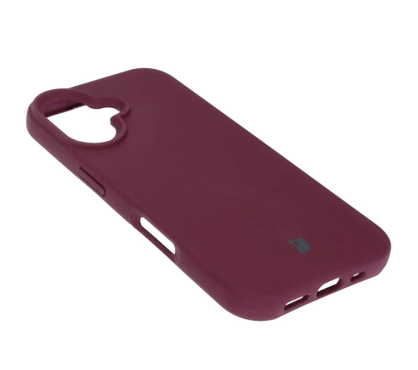 Bizon Silikonowe Soft do iPhone 16 Ciemno-fioletowy