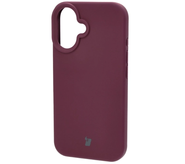 Bizon Silikonowe Soft do iPhone 16 Ciemno-fioletowy