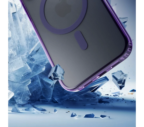 3mk Frosty MagCase iPhone16e Fioletowy