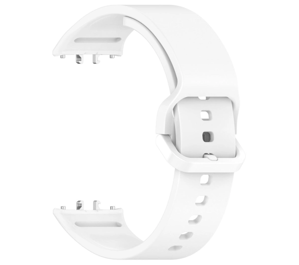Bizon Strap Watch Silicone do Galaxy Fit 3 Biały