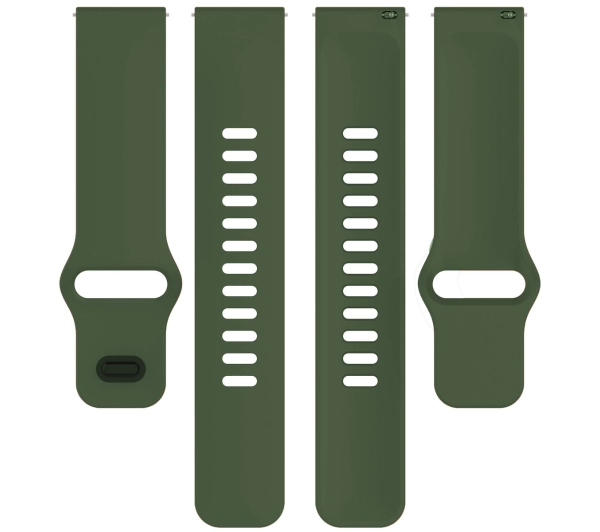 Bizon Strap Watch Silicone Pro H QuickRelease 22mm ciemnozielony