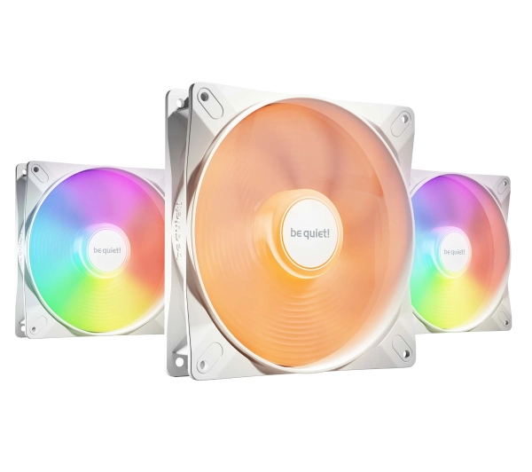 Wentylator be quiet! Light Wings LX 140mm PWM Biały 3-pack (BL128)