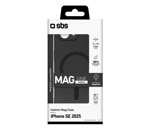 SBS Instinct do iPhone 16e Czarny