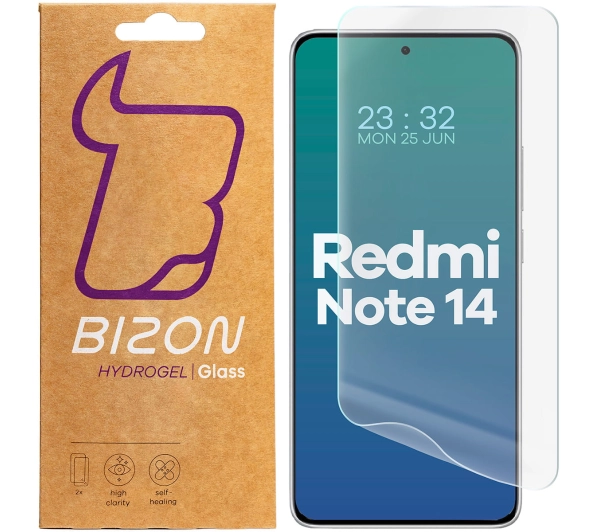 Bizon na ekran Hydrogel Front do Xiaomi Redmi Note 14 4G/5G 2 sztuki