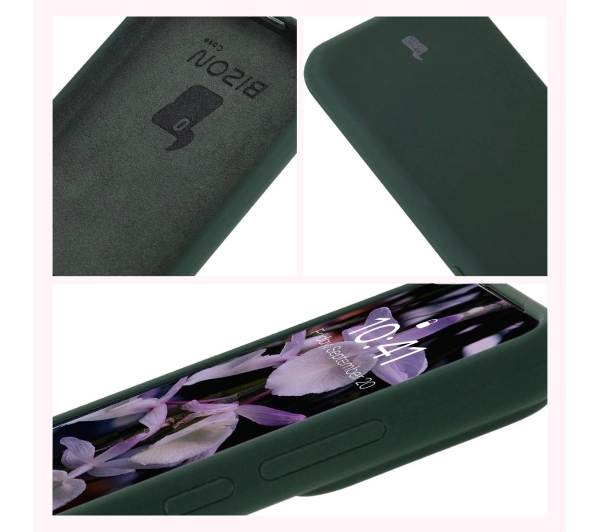 Bizon Silikonowe Soft do Xiaomi 15 Ciemnozielony