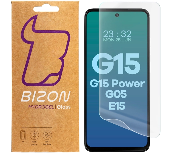 Bizon na ekran Hydrogel Front do Motorola Moto G15/G15 Power/G05/E15 2 sztuki