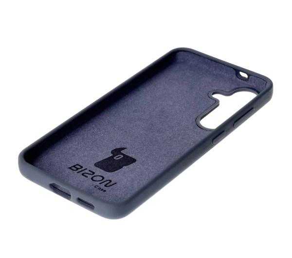 Bizon Silikonowe Soft do Galaxy S25 Ciemno-niebieski
