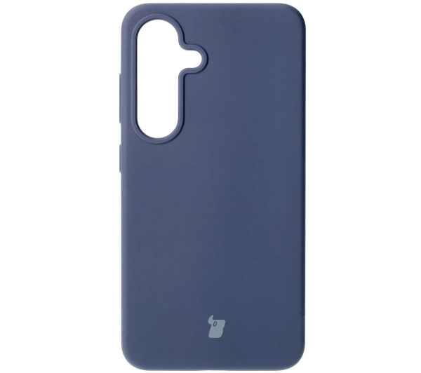 Bizon Silikonowe Soft do Galaxy S25 Ciemno-niebieski