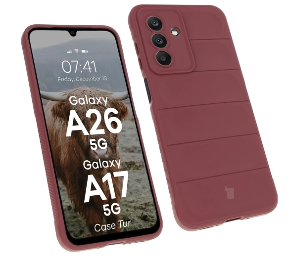 Bizon Tur do Galaxy A17 5G/A26 5G Ciemnofioletowy