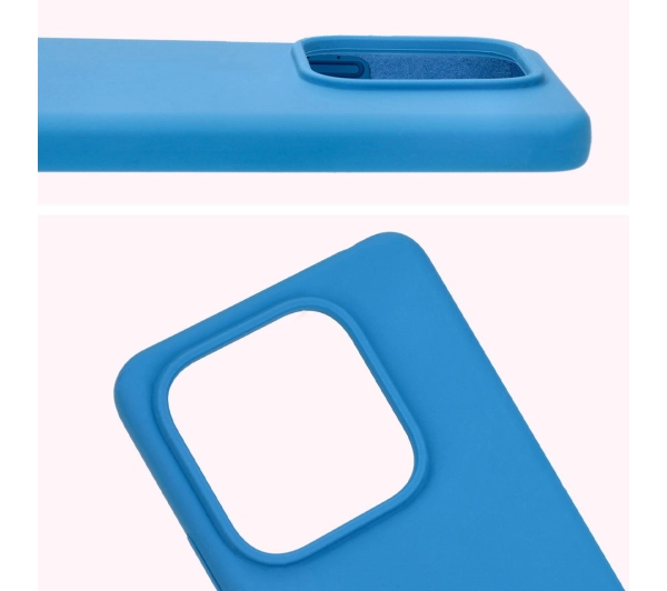 Bizon Silikonowe Soft do Xiaomi Redmi Note 14 5G Niebieski
