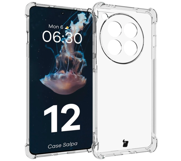 Bizon Elastyczne Salpa do OnePlus 12 Przezroczysty