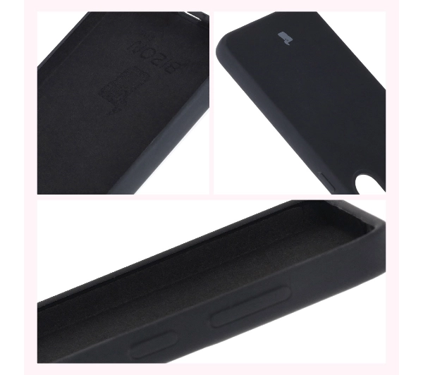 Bizon Silikonowe Soft do Galaxy S25 Plus Czarny
