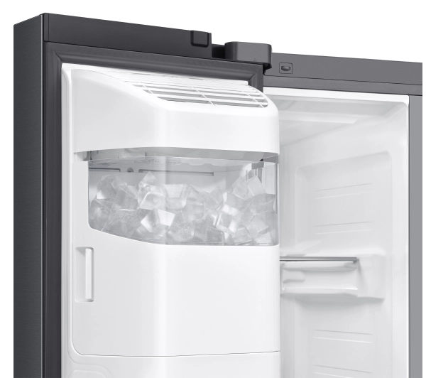 Samsung SBS RS80F66KCFEO Funkcje AI Auto Open Pełny No Frost 178,4cm Dystrybutor wody Zdalne sterowanie Grafitowa stal - TRZECI -55%, ALBO 5-TY ZA 1ZŁ - Kup na Raty - RRSO 0%