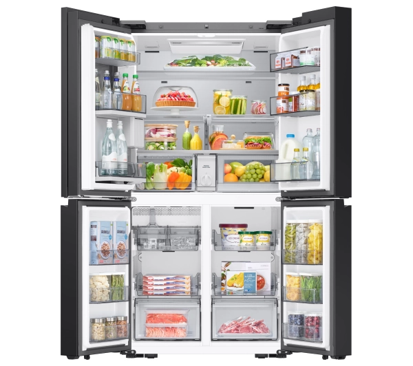 Samsung RM90F67CECEO Funkcje AI Auto Open Pełny No Frost 185,3cm Kostkarka Zdalne sterowanie Grafitowe szkło - TRZECI -55%, ALBO 5-TY ZA 1ZŁ - Kup na Raty - RRSO 0%