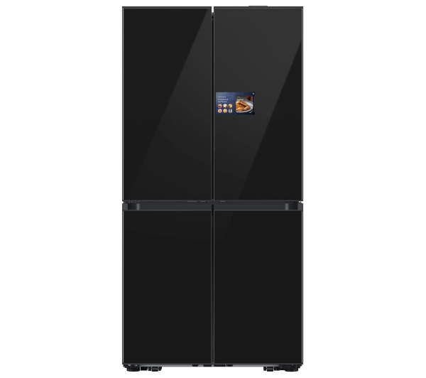 Lodówki - Samsung RM90F67CECEO Auto Open Pełny No Frost 185,3cm Kostkarka Zdalne sterowanie Grafitowe szkło