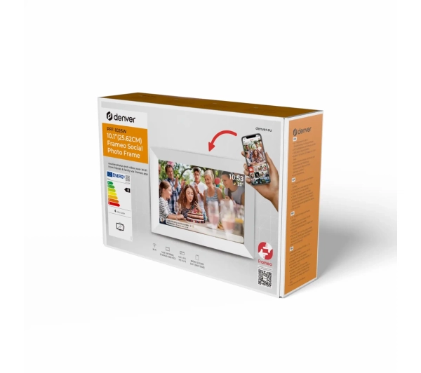 Denver Frameo 10.1" PFF-1026W Biały - Kup na Raty - RRSO 0%