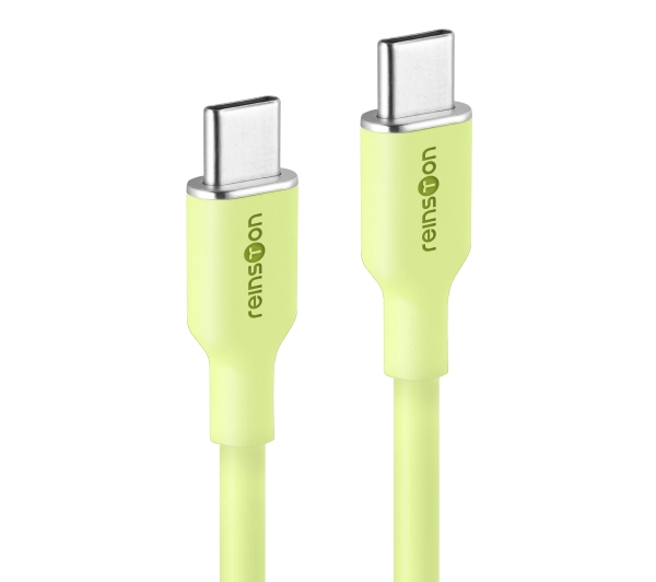 Reinston EK15CC65Z USB-C do USB-C SOFT 65W 1,5 m Zielony