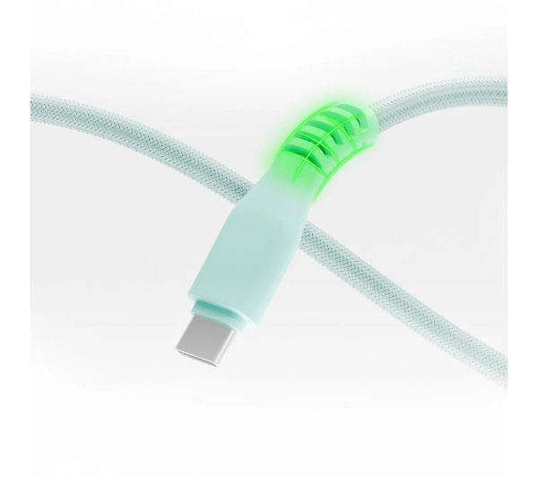 QUALO USB-C do USB-C 1,5m 3A Miętowy