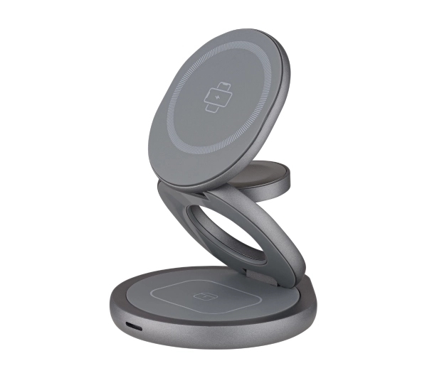 Ładowarka indukcyjna QUALO MagSecure QMLI-24-18 Szary MagSafe