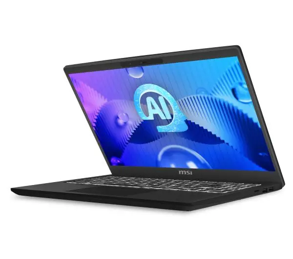 MSI Modern 15 H AI C1MOG-210PL 15,6" Ultra 5 125H 16GB RAM 512GB Dysk SSD Win11 Czarny Funkcje AI - Kup na Raty - RRSO 0%