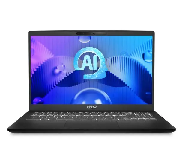 MSI Modern 15 H AI C1MOG-210PL 15,6" Ultra 5 125H 16GB RAM 512GB Dysk SSD Win11 Czarny Funkcje AI - Kup na Raty - RRSO 0%