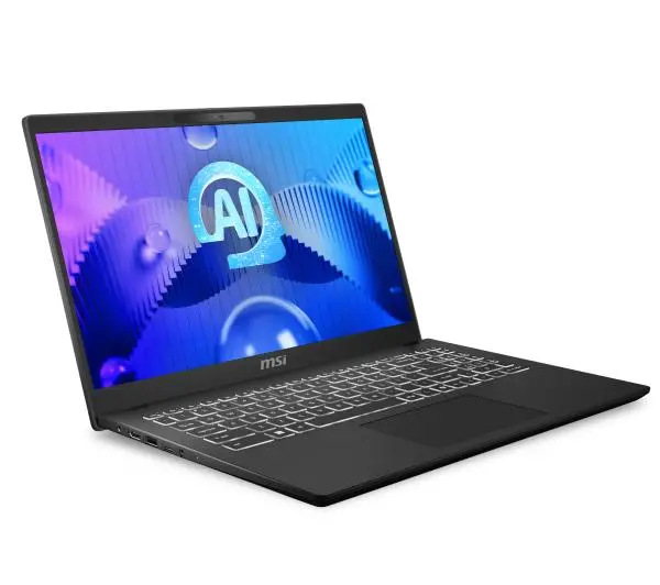 MSI Modern 15 H AI C1MOG-210PL 15,6" Ultra 5 125H 16GB RAM 512GB Dysk SSD Win11 Czarny Funkcje AI - Kup na Raty - RRSO 0%