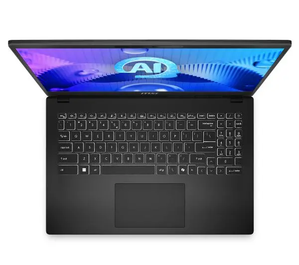 MSI Modern 15 H AI C1MOG-210PL 15,6" Ultra 5 125H 16GB RAM 512GB Dysk SSD Win11 Czarny Funkcje AI - Kup na Raty - RRSO 0%