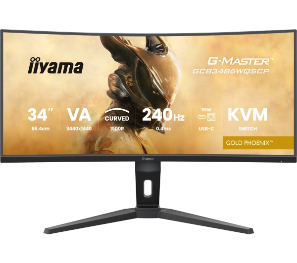 iiyama G-Master GCB3486WQSCP-B1 34" 3K VA 240Hz 0,4ms MPRT Zakrzywiony Gamingowy