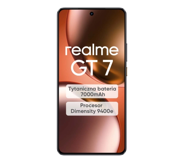 realme GT 7 12/512GB Funkcje AI 6,78" 120Hz 50Mpix Czarny - Kup na Raty - RRSO 0%