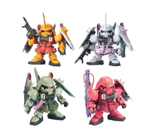 Bandai BB SENSHI ZGMF ZAKU SERIES SET