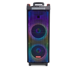 Aiwa KBTUS-710MKII 90W Bluetooth Radio FM Mikrofon Karaoke Czarny - Kup na Raty - RRSO 0%