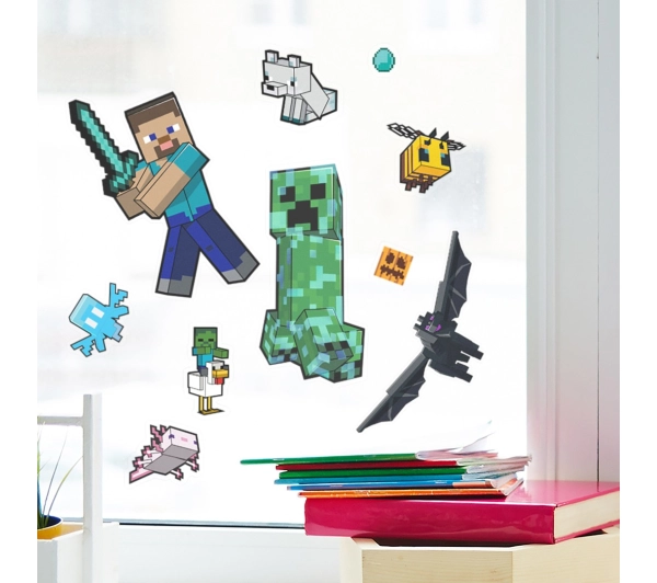 Paladone Dekoracyjne na szybę Minecraft Window Cling Decals
