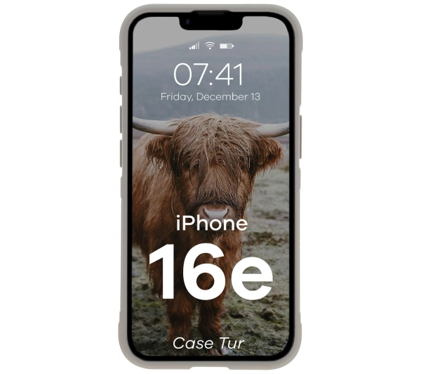 Bizon Tur do iPhone 16e Jasnoszary