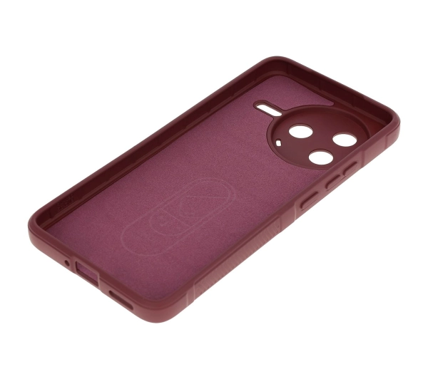 Bizon Tur do Xiaomi Poco F7 Pro Burgundowy