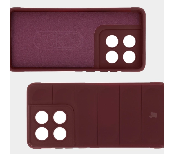 Bizon Tur do Motorola Edge 60 Fusion Burgundowy