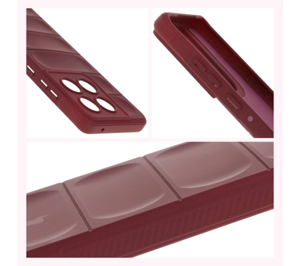 Bizon Tur do Motorola Edge 60 Fusion Burgundowy