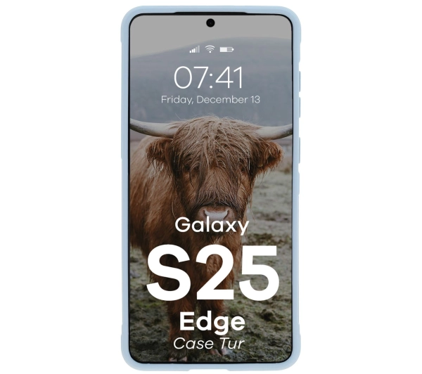 Bizon Tur do Galaxy S25 Edge Jasnoniebieski