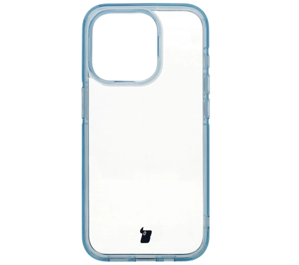 Bizon Halo do iPhone 15 Pro Przezroczysto-niebieski
