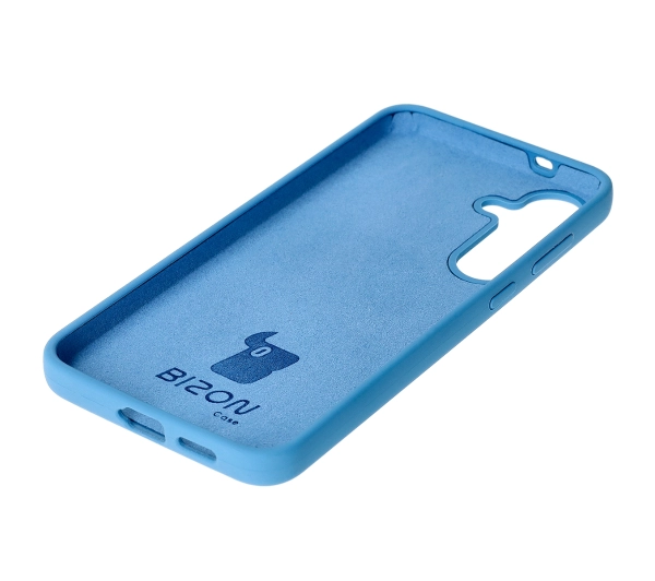 Bizon Silikonowe Soft do Galaxy S25 Plus Niebieski