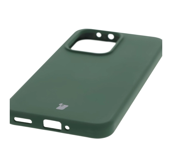 Bizon Silikonowe Soft do Oppo Reno13 Ciemnozielony