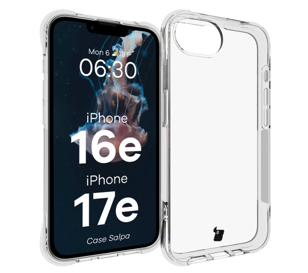 Bizon Salpa do iPhone 16e/17e Przezroczysty